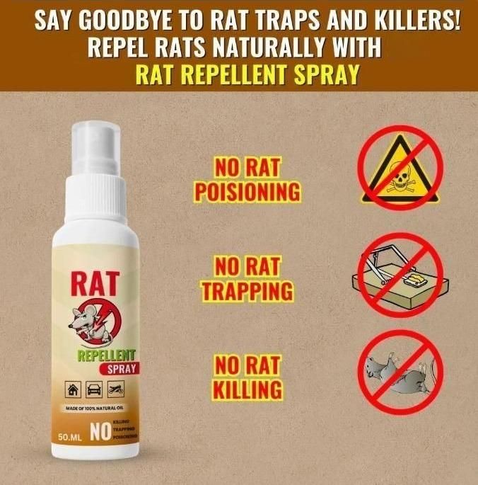 Rat Repellent Spray 50ML (Pack of 2)